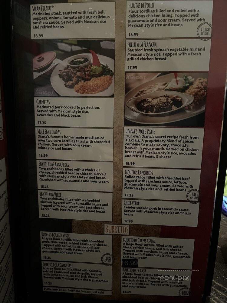 Los Amigos Bar & Grill - Burbank, CA menu_pic