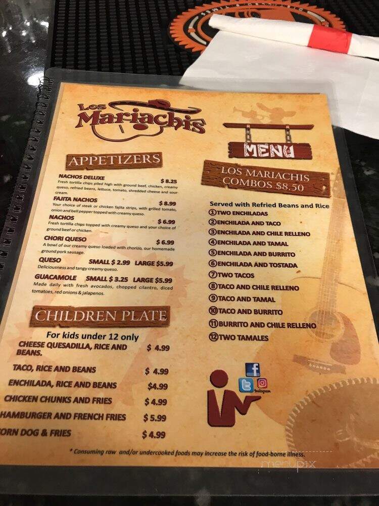 los Mariachis Mexican Restaurant - Broken Arrow, OK menu_pic