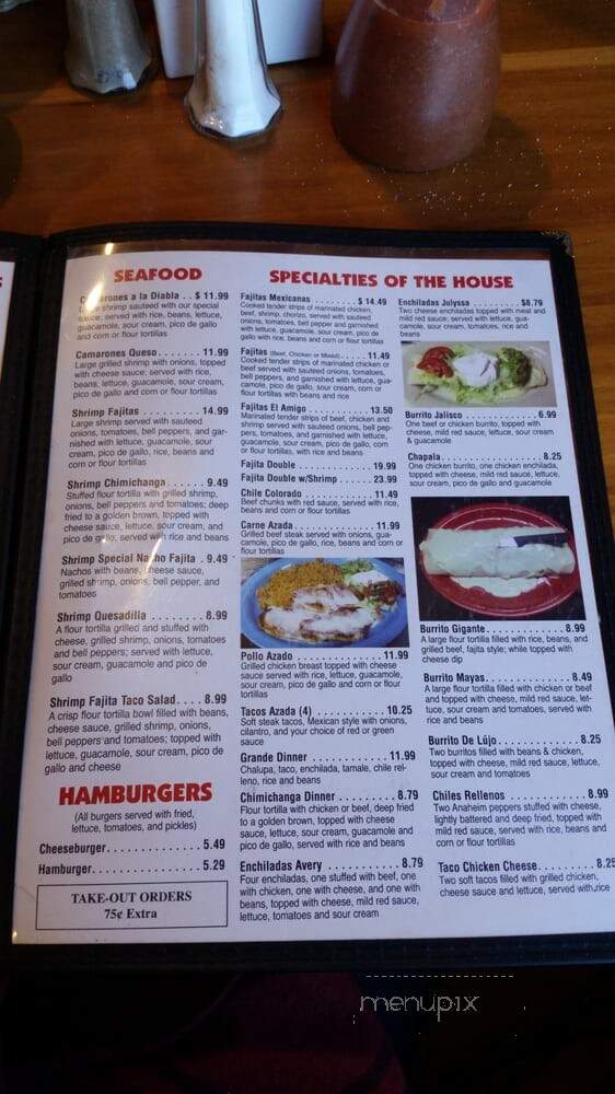 Los Mayas - Hot Springs National Park, AR menu_pic