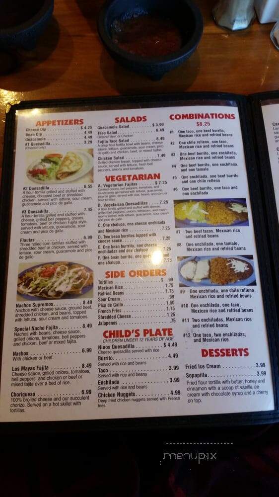 Los Mayas - Hot Springs National Park, AR menu_pic