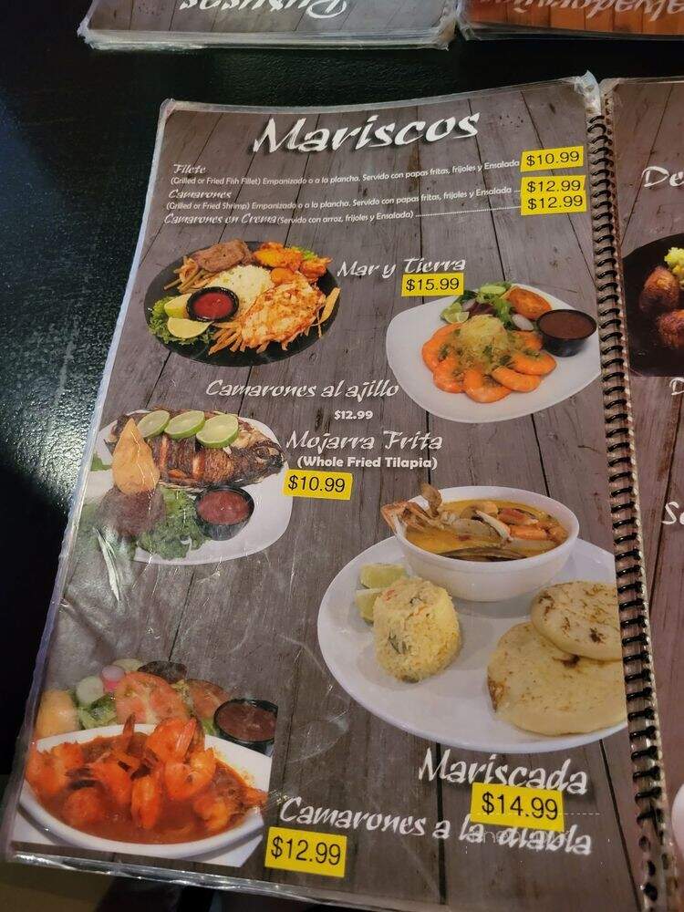 Los Pipiles - Houston, TX menu_pic