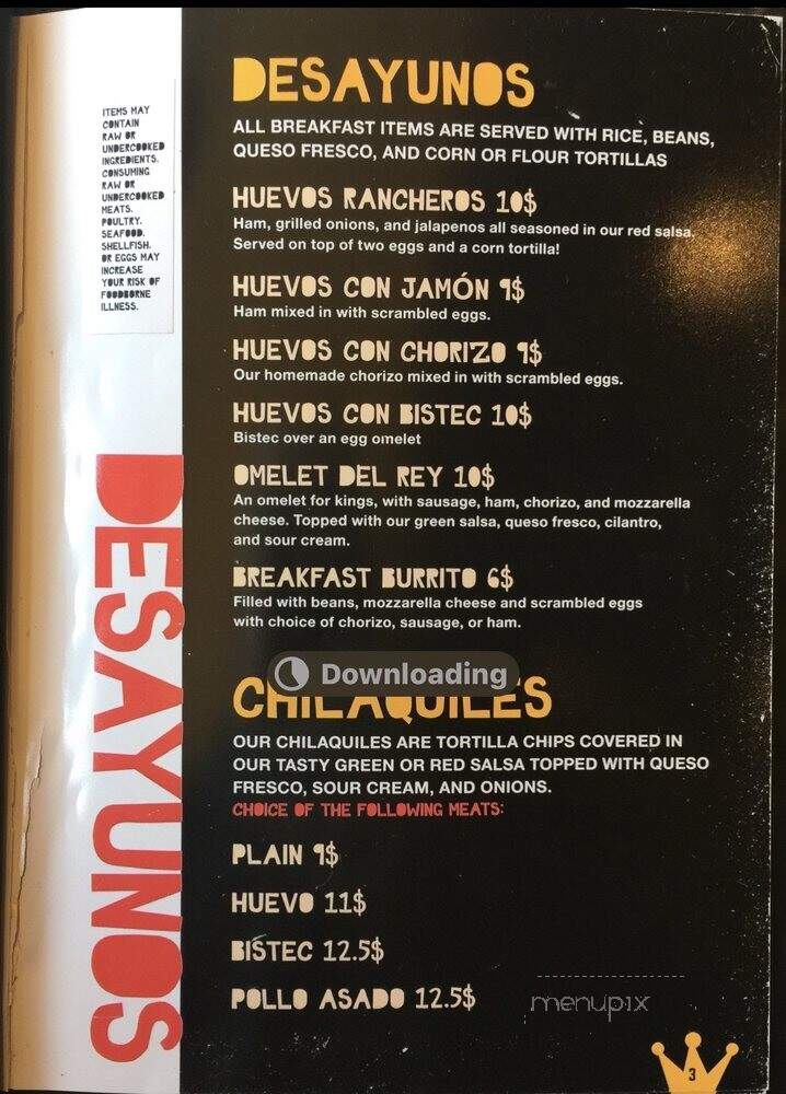Los Reyes de la Torta - Tempe, AZ menu_pic
