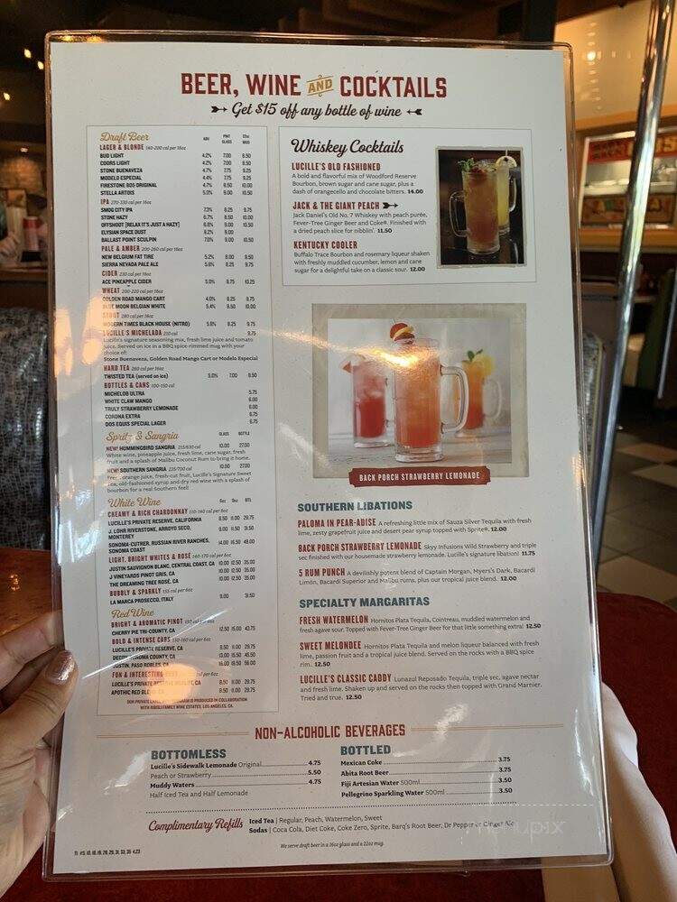 Lucille 's Smokehouse BBQ - Santa Clarita, CA menu_pic