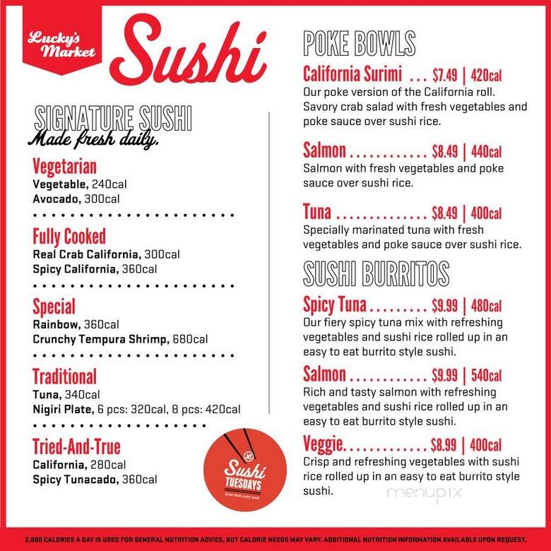 Lucky's Farmers Market - Columbus, OH menu_pic