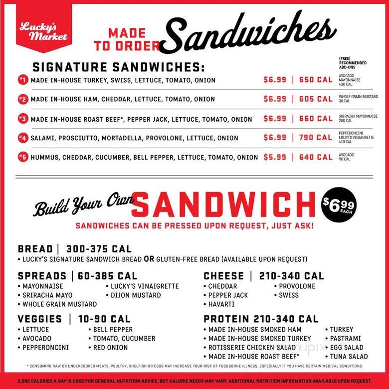 Lucky's Farmers Market - Columbus, OH menu_pic