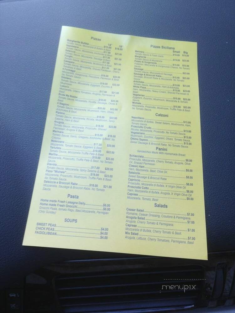 Luzzo's - New York, NY menu_pic