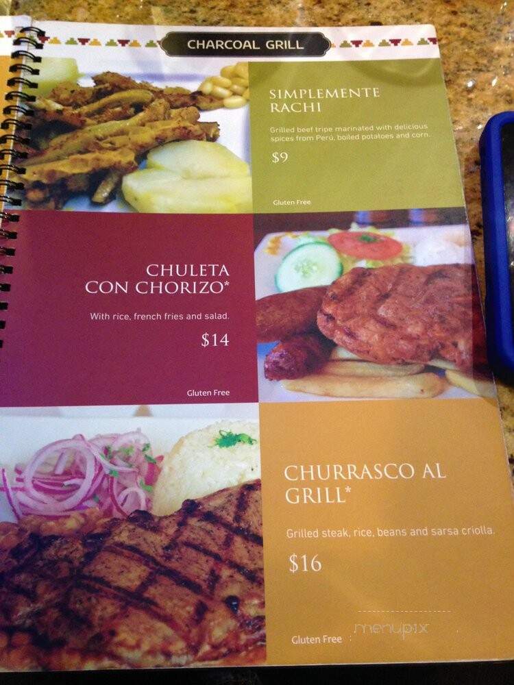 Machu Chicken - Somerville, MA menu_pic