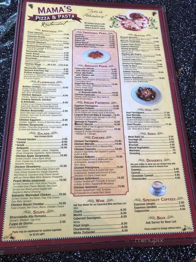 Mama's Pizza & Italian Restaurant - Fort Mill, SC menu_pic