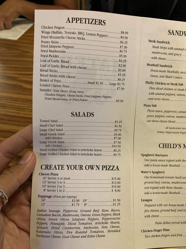 Mater's Pizza and Pasta Emporium - Albertville, AL