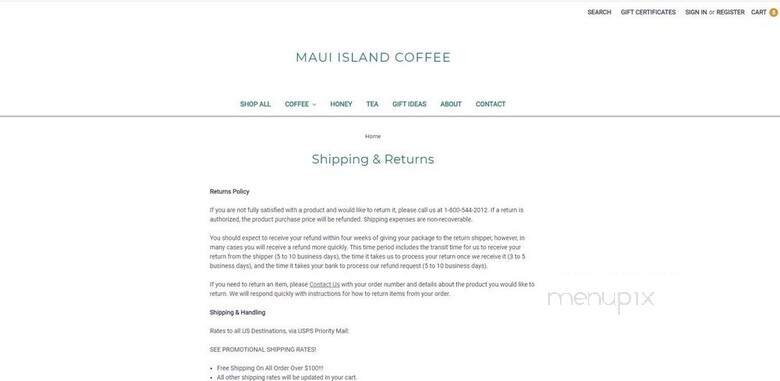 Maui Island Coffee - Lahaina, HI