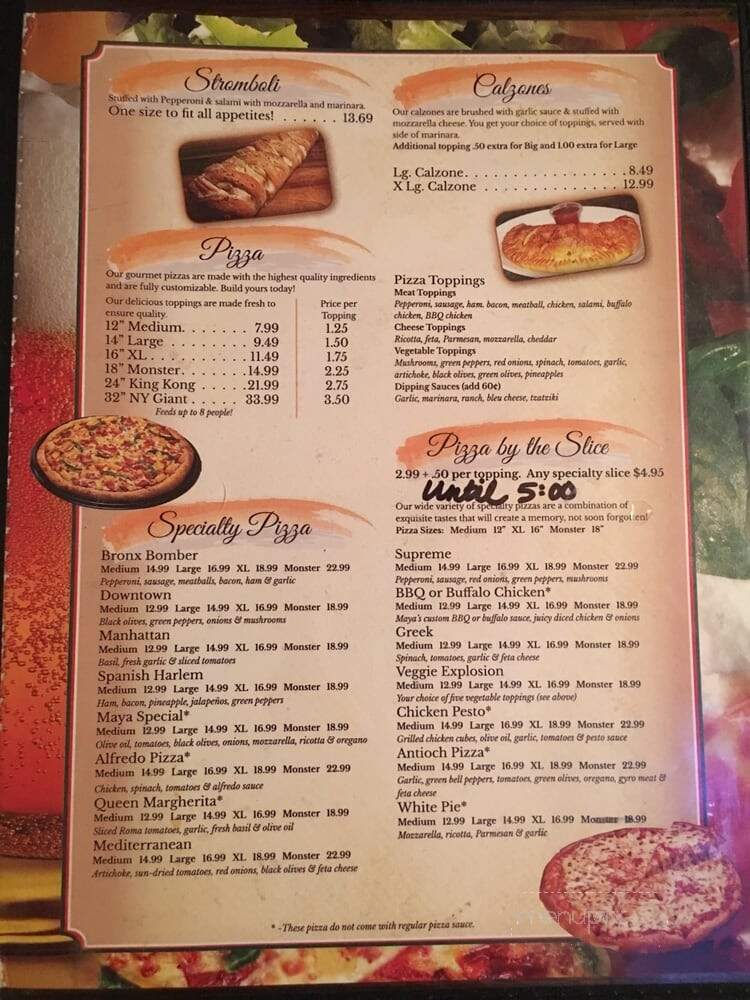 Maya New York Pizza, Bar & Grill - Mesa, AZ