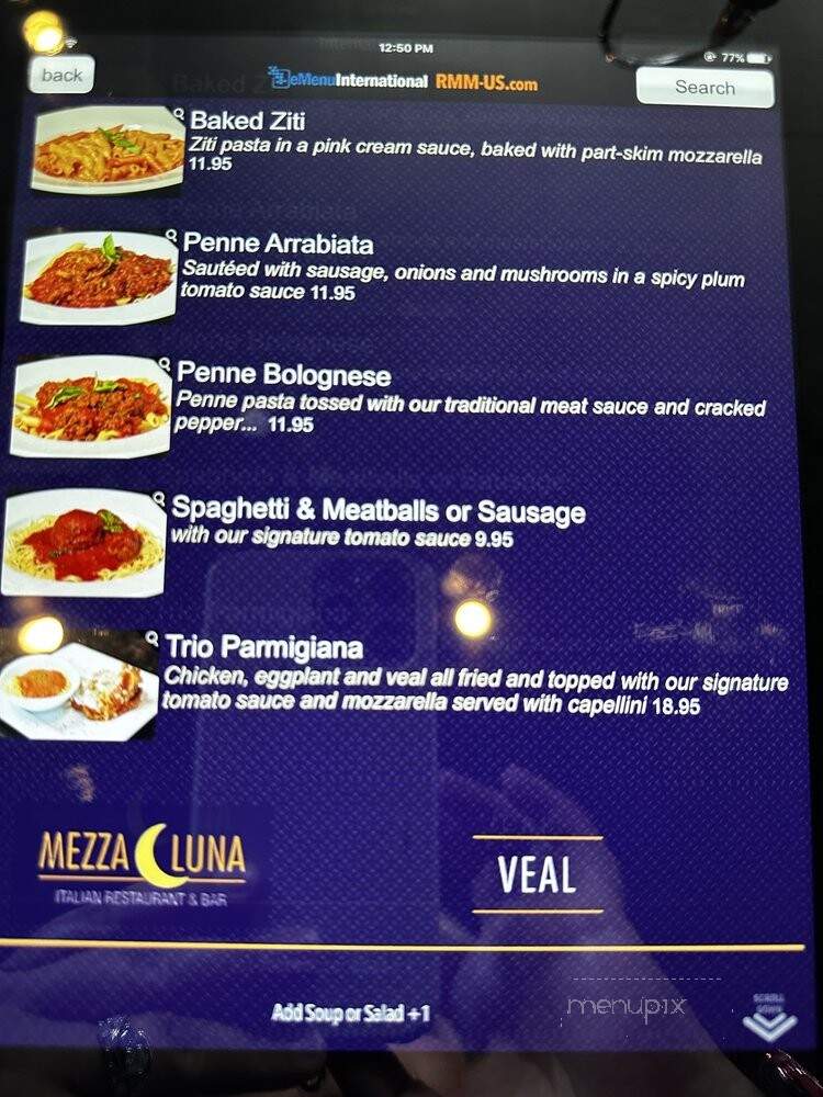 Mezza Luna Italian Restaurant & Bar - The Villages, FL