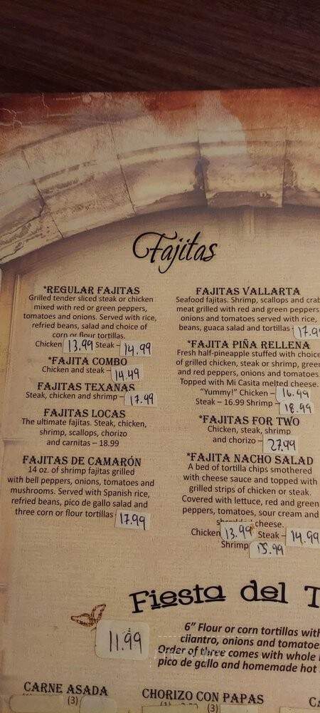Mi Casita (Lynnhaven) - Virginia Beach, VA menu_pic