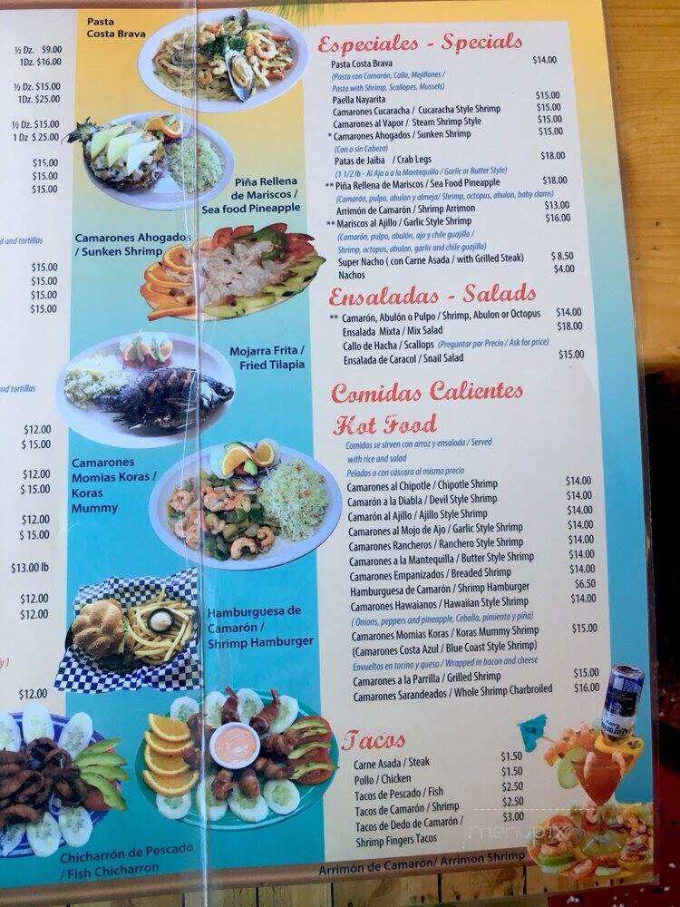 Mi Lindo Nayarit - Salt Lake City, UT menu_pic