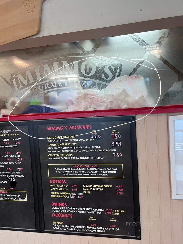 Mimmo's Gourmet Pizza - Tyrone, GA menu_pic