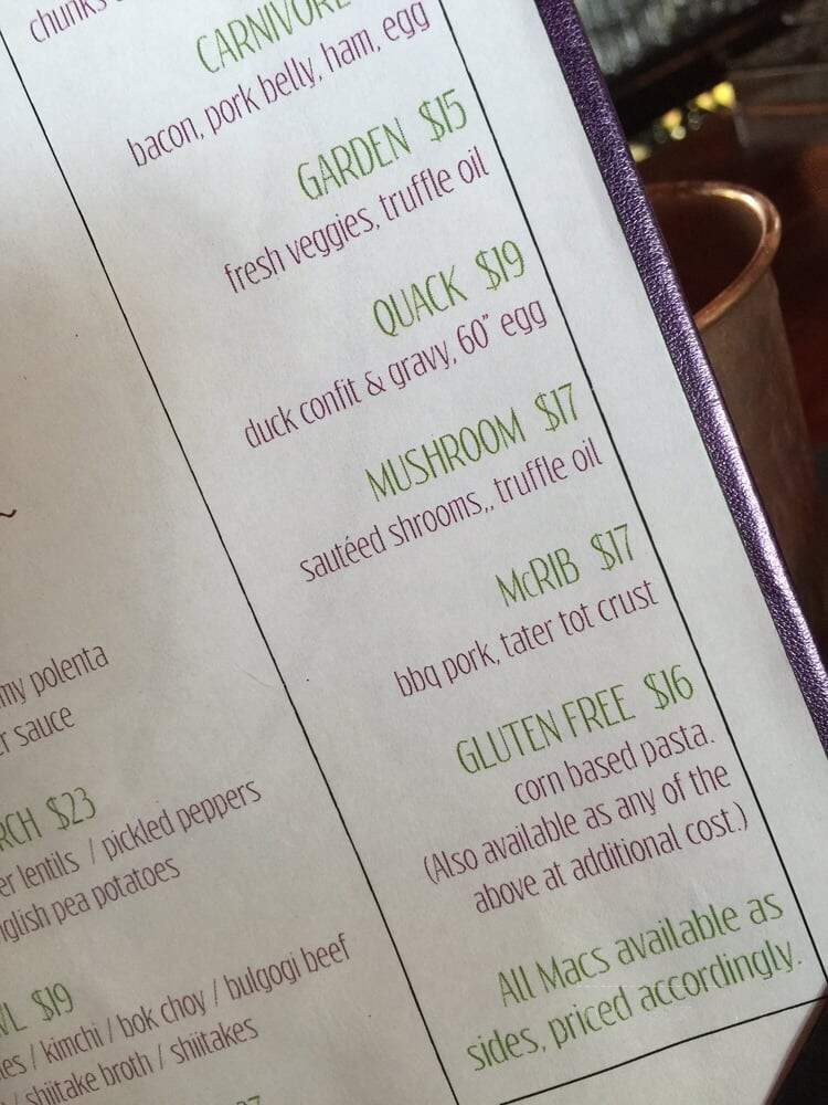 Mint - Bethlehem, PA menu_pic