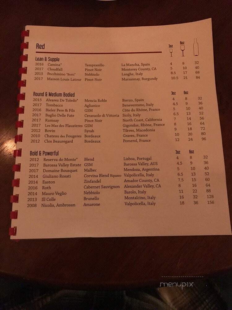 MJ's wine bar - Portland, ME menu_pic