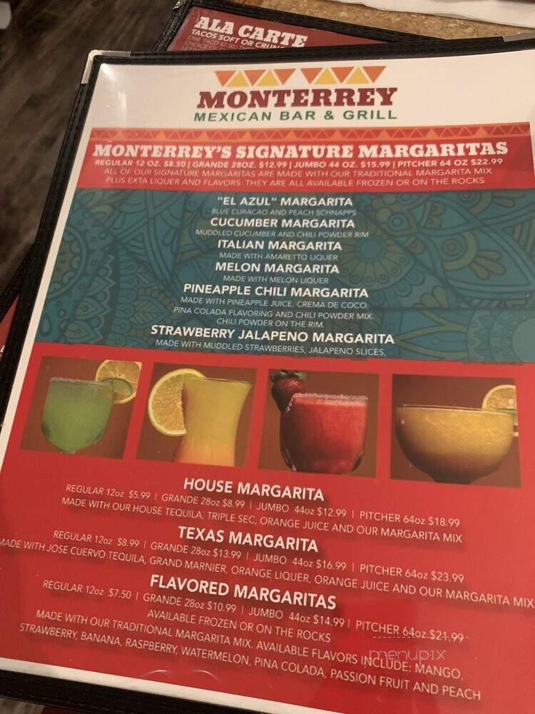 Monterrey Mexican Grill - Mishawaka, IN menu_pic
