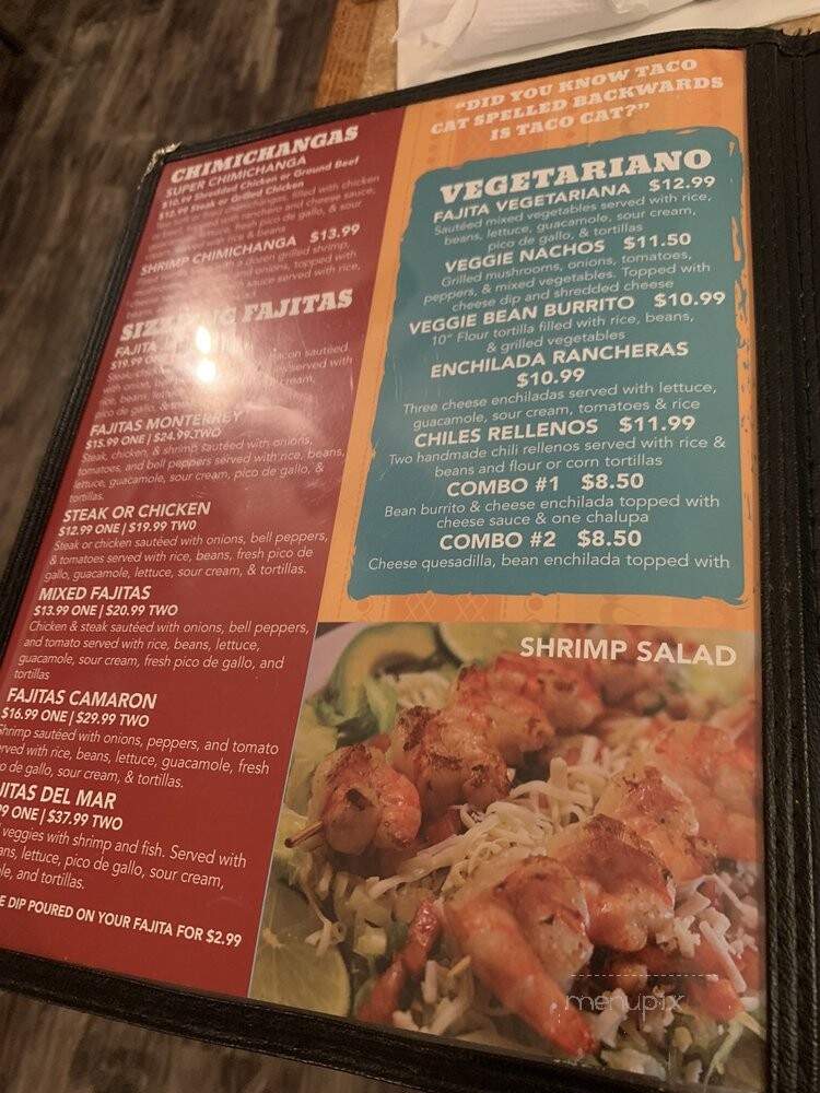 Monterrey Mexican Grill - Mishawaka, IN menu_pic