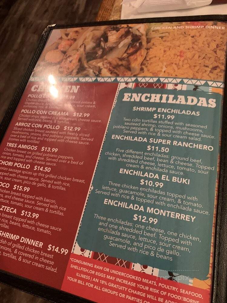 Monterrey Mexican Grill - Mishawaka, IN menu_pic