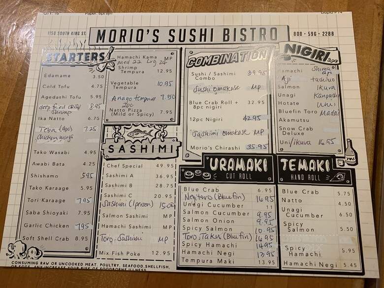 Morio's Sushi - Honolulu, HI