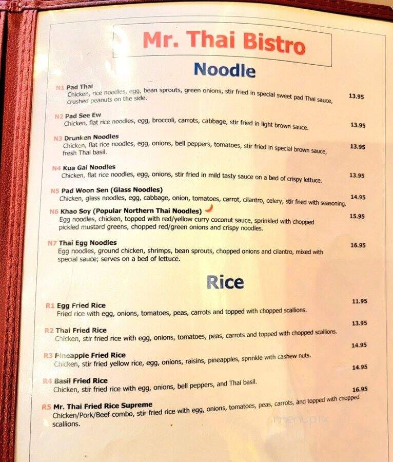 Mr.Thai Bistro - Gilbert, AZ