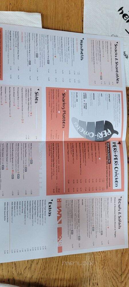 Nando's Peri Peri - Woodbridge, VA menu_pic