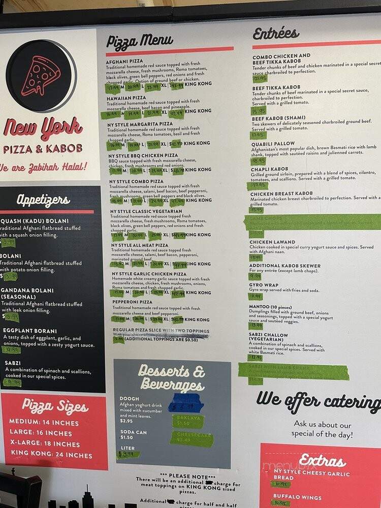 New York Pasta & Pizza - Union City, CA menu_pic