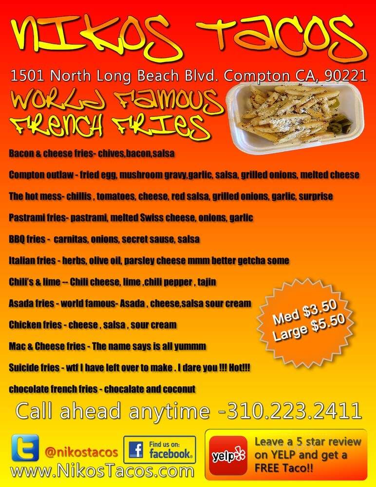 Niko's Tacos & More - Compton, CA