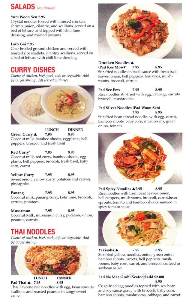 Noodle Alley - Mishawaka, IN menu_pic