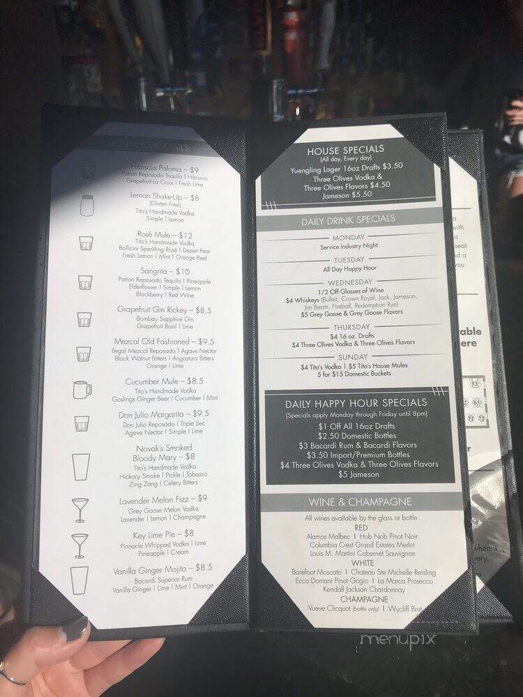 Novak's Tavern and Patio - Columbus, OH menu_pic