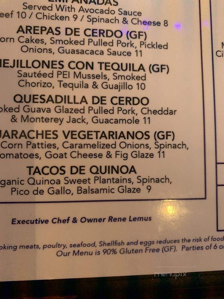 Ola - Fairfield, CT menu_pic
