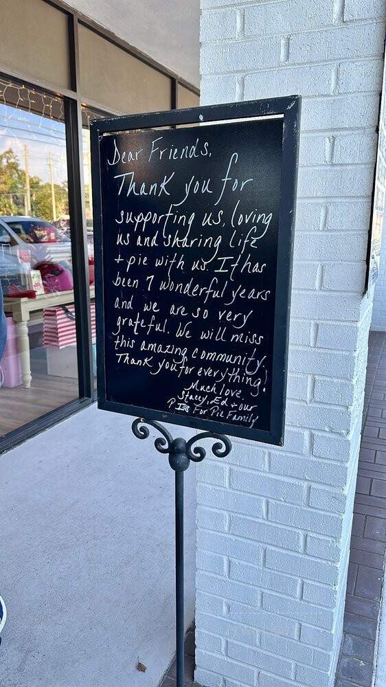 P is for Pie Bake Shop - Orlando, FL menu_pic