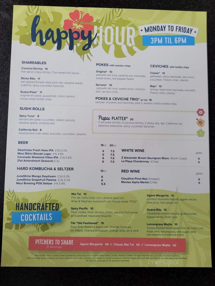Pacific Catch - San Mateo, CA menu_pic