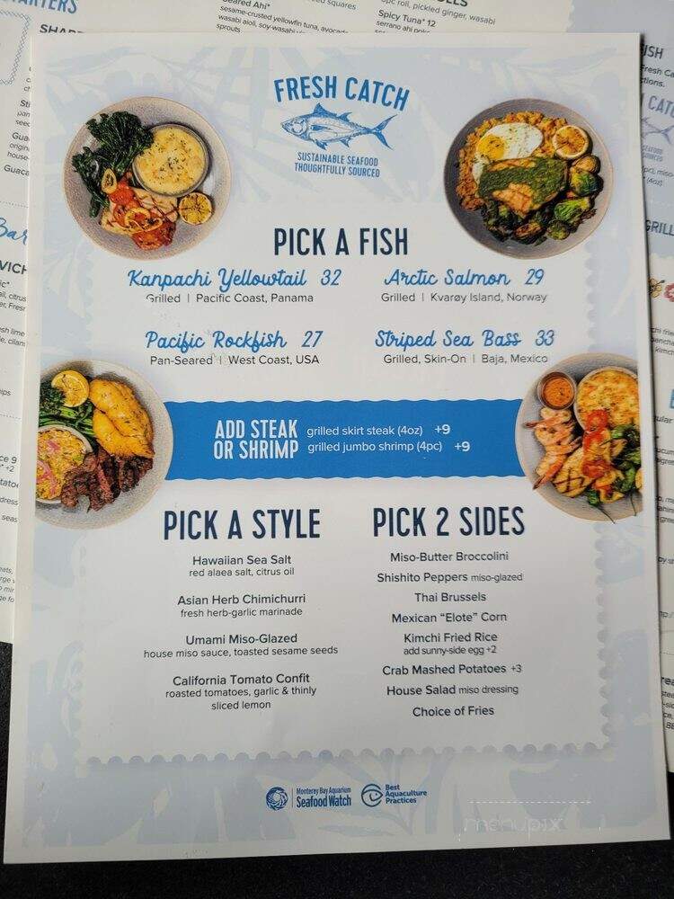 Pacific Catch - San Mateo, CA menu_pic
