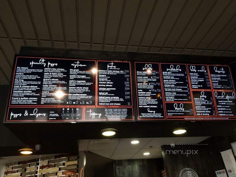 Palio's Pizza Cafe - Allen, TX menu_pic