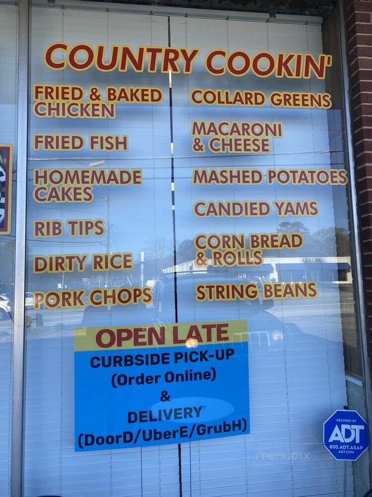 Papa Lou's Kitchen - Fayetteville, GA menu_pic