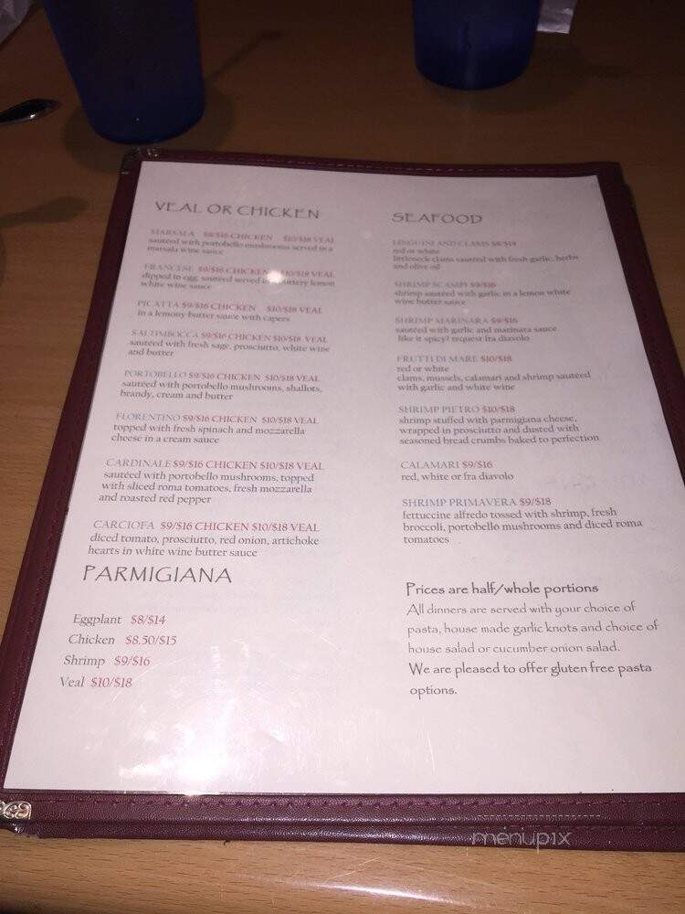 Pasta Pasta - Flagler Beach, FL menu_pic
