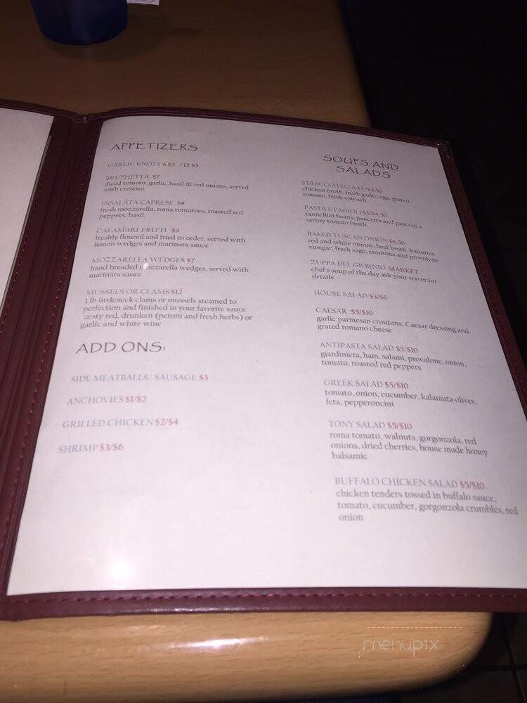 Pasta Pasta - Flagler Beach, FL menu_pic