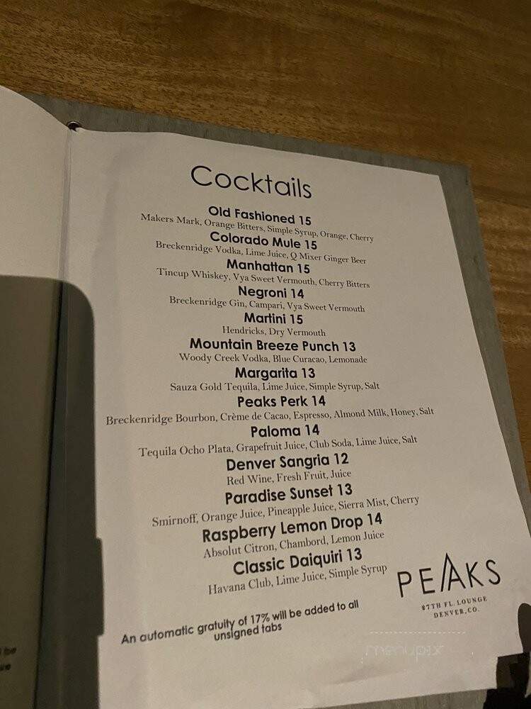 Peaks Lounge - Denver, CO