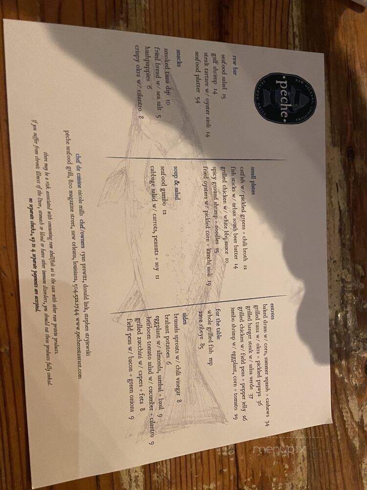 Peche - New Orleans, LA menu_pic