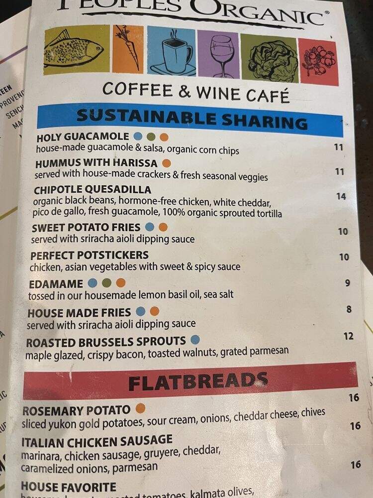 Peoples Organic - Minnetonka, MN menu_pic