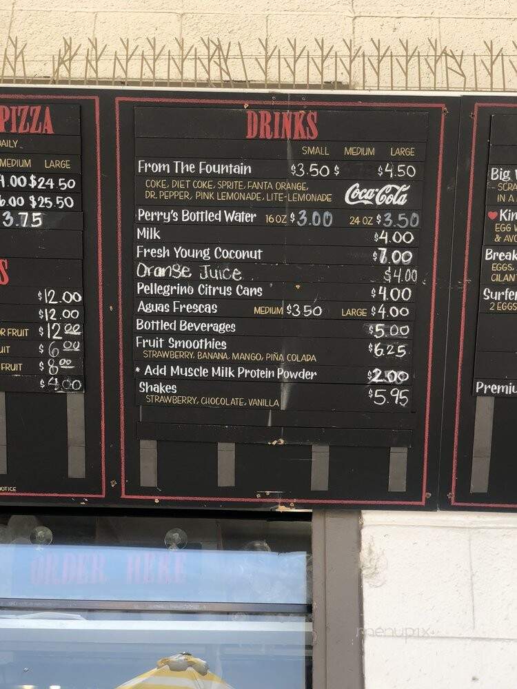 Perry's - Santa Monica, CA menu_pic
