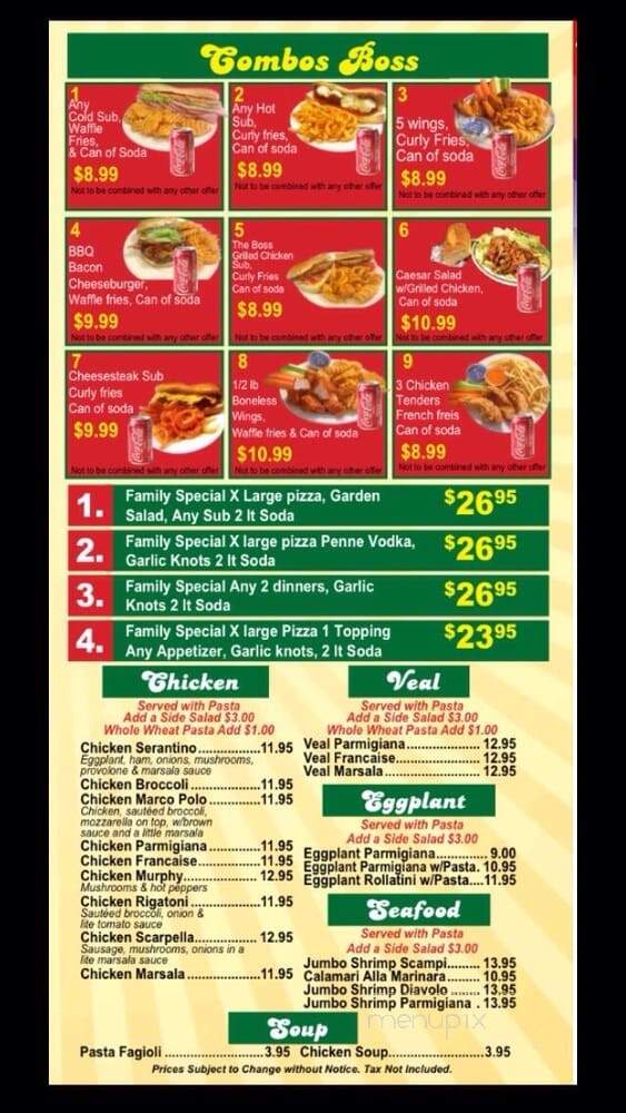 Pezzonovante - Union City, NJ menu_pic