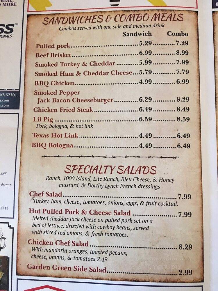 Phelps Hog Heaven - Coffeyville, KS menu_pic