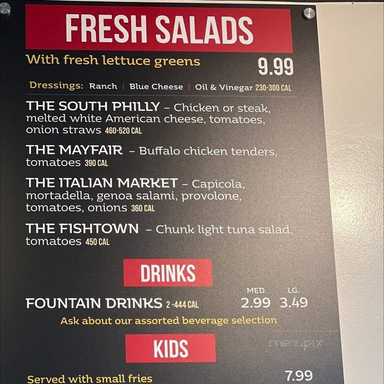 Philly's Best Cheesesteaks - Torrance, CA menu_pic