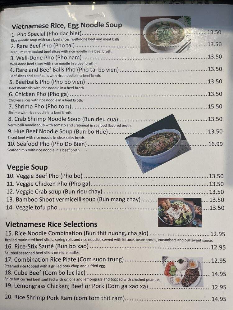 Pho 54 - Indianapolis, IN menu_pic