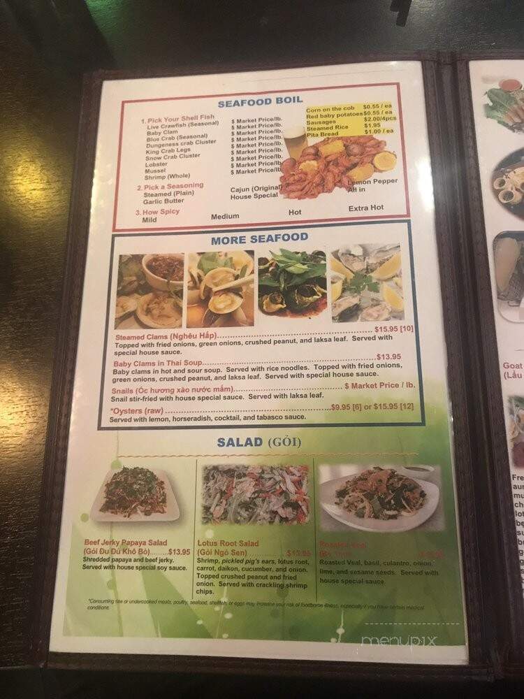 Pho Bay - Westminster, CO menu_pic