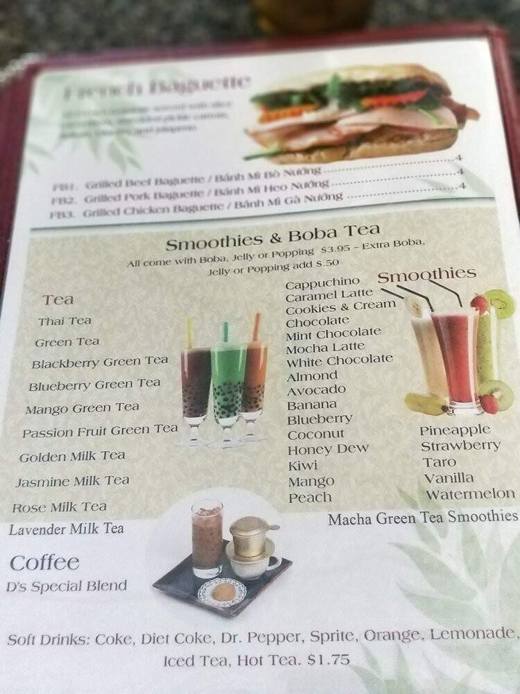Pho Duy - Colleyville, TX menu_pic