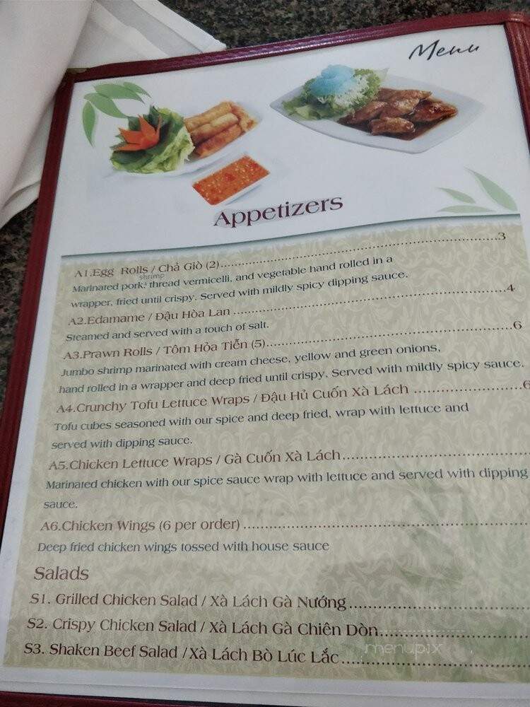 Pho Duy - Colleyville, TX menu_pic